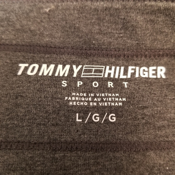 {L} Tommy Hilfiger Sport Gray Drawstring Jogger Pant Women's - Picture 10 of 11